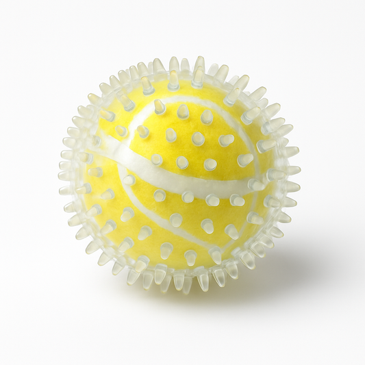 Dog spike grip ball