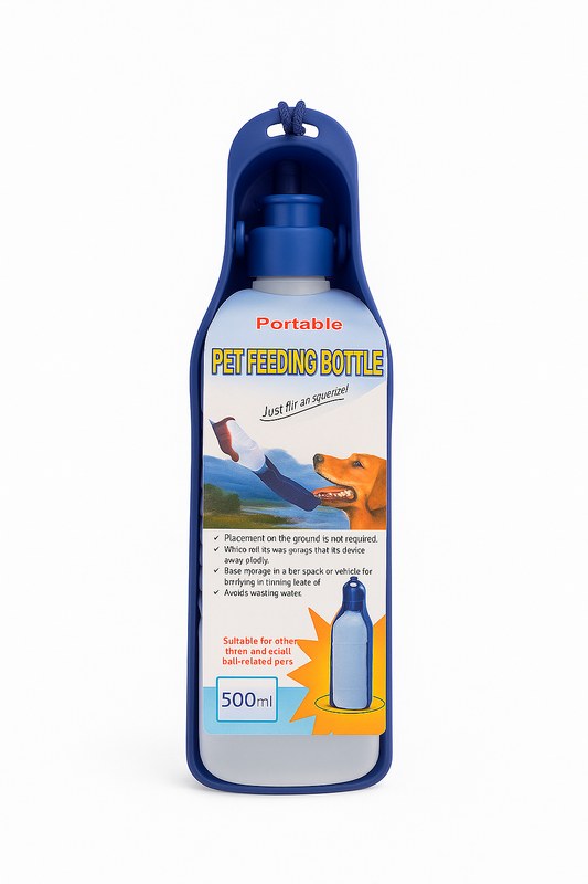 Portable Dog Feeding Bottle 500ml